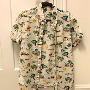 J Crew men’s Short sleeve button down shirt